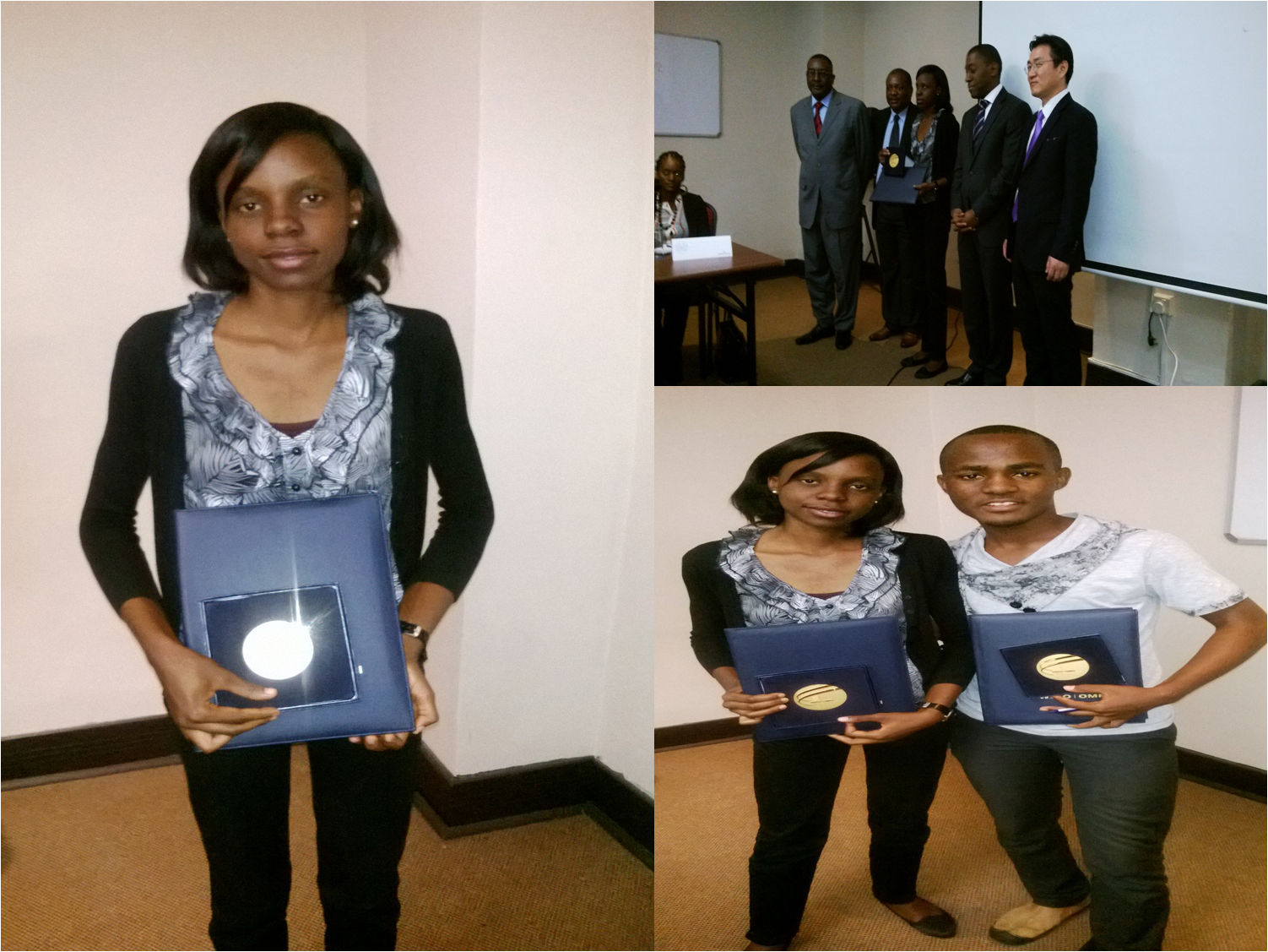 Munsanda Ngulube and Daniel Phiri got first and second awards repectively