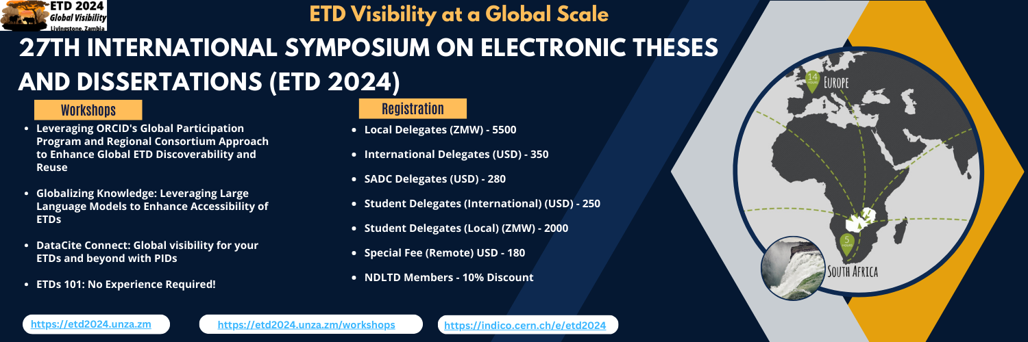 27th Symposium On Electronic Thesis & Dissertations