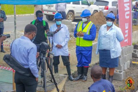 UNZA Vice Chancellor addressing the media during the official launch