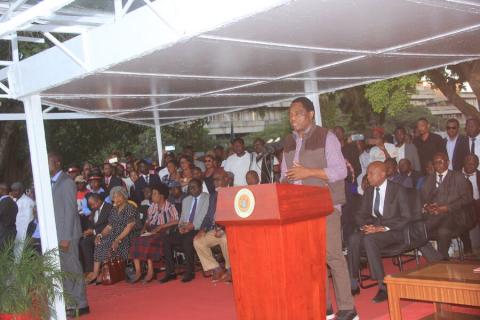 President Hakainde Hichilema visits UNZA | University of Zambia